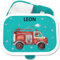 Brotdose Kinder Campus für Mepal - Lunchbox Feuerwehrauto Brotbox Feuerwehr I 112 I Löschfahrzeug - 750 ml - Türkis - schulkinder geschenke jungs kinderbrotdosen kindergarten feuerwehrmann name