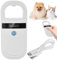 Haustier ID Lesegerät, Weiß Tierchip Lesegerät, Mikrochip Lesegerät für Hunde/Katze, Haustier ID Pet Scanner, Haustier Mikrochipscann Microchip Scanner, Haustier Chiplesegerät Für Tierverfolgung