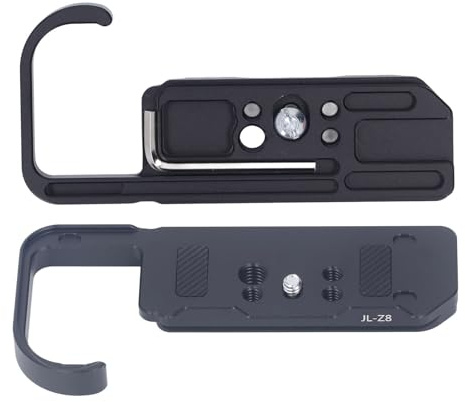 Schnellwechsel Basishalterung für Nikon Z8, Kameraverlängerungs Metallhalterung mit 1/4 3/8 Zoll Gewindeloch, Kamera Video Zubehör
