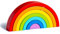 Kiuiom Regenbogen Holz Spielzeug Bausteine - Holz Montessori Regenbogen, Holzregenbogen Stapel, Baby Lernen Spielzeug, Rot