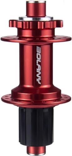 ZOCKZ Fahrrad-Steckachsen-Boost-Nabe mit 32 Löchern, HG-System, 6 Schrauben, Scheibenbremse, Aluminiumlegierung, 6 Klauen, vorne, 2 hinten, 4 Kugellager, MTB HG, kompatibel mit