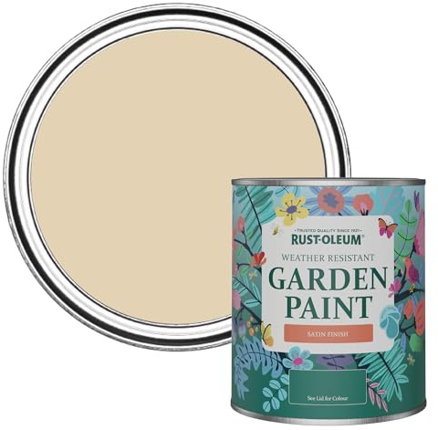 Rust-Oleum Beige Mould-Resistant Garden Paint in Satin Finish - Sandhaven 750ml
