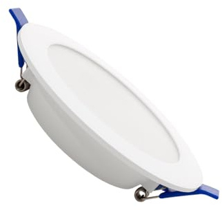 LEDKIA LED Einbaustrahler flach 6W Rund SOLID Ausschnitt Ø 100-110 mm 3000K
