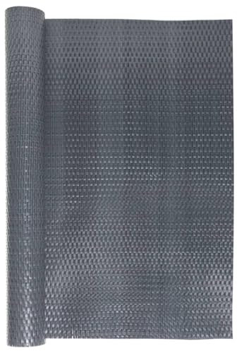 vidaXL Balkon Sichtschutz, Balkonbespannung Rattan-Optik, Sonnenschutz Windschutz für Terrasse Garten, Balkonverkleidung Balkonabdeckung, Anthrazit 600x80cm Poly Rattan