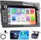 2+32GB Autoradio für Opel Corsa Astra Antara Vectra Zafira Meriva Vivaro Combo, 7 Zoll IPS Andriod 12 mit Wireless Carplay & Andriod Auto, Unterstützung WiFi GPS Rückfahrkamera SWC Bluetooth FM