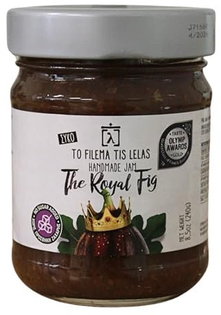 To Filema tis Lelas Mermelada de Higo Casera sin Azúcares Añadidos - The Royal Fig, 240 g