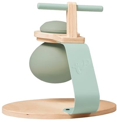 TP Toys Active Tots Balançoire en Bois pour Tout-Petits - pour Les 12+ Mois - Siège Gonflable et Résistant pour Sauts - Développement de la Motricité et de la Coordination - Jeu d’Intérieur Amusant