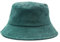 YUEZHAN Bucket Hat Hut Damen Herren Winter Retro Cord Eimer Hut Mode Designer Streetwear Fischer Mützen Strand Kappe Outdoor Unisex Hut 54-58Cm Grün