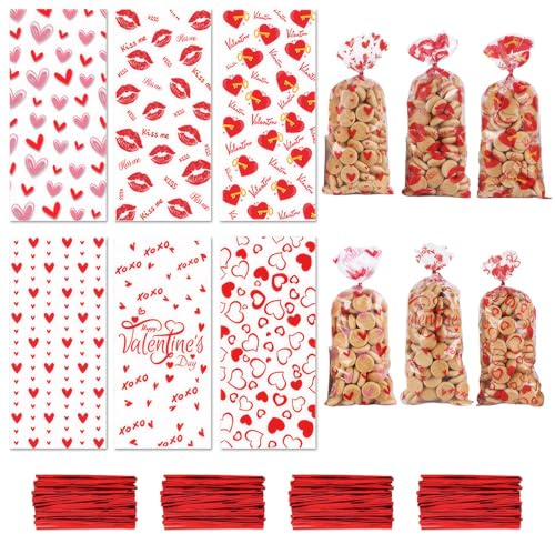 120 Stück Transparente Cellophantüten für Süßigkeiten & Kekse – Plätzchentüten als Perfekte Geschenkverpackung für Backwaren, Desserts & Snacks – Ideale Geschenkverpackung mit Frischeschutz