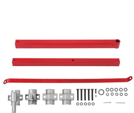 600kg Hoist Support Arm, 180 Degree Angle Adjustment Electric Lifting Pole Bracket with High Strength and Safety for Electric Hoist