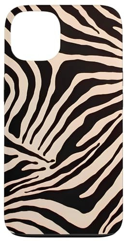 iPhone 13 Cute Cool Design Animal Zebra Print Pattern Vintage Girls Case