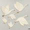COLOFALLA 6 Stücke Kinderzimmer Deko Schwan Wanddeko Kinderzimmer Boho Stil Wanddeko Set Kinder Basteln Set Holz DIY Boho Deko Schwan Wandtattoo Holz