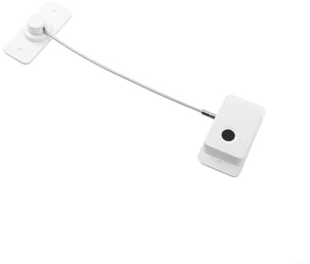HpLive Fingerprint Cabinet Lock, Smart Door Lock for Fridge Drawer Window (White)