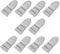 PartyKindom 10Pcs Steel Wedge for Hammer Hatchet Handle Reinforcement Heavy Duty Metal Wedge for Handle Installation Tool Accessory for Secure Fixing