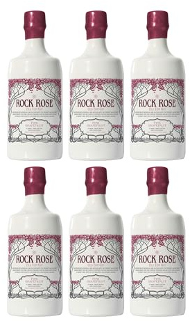 Dunnet Bay Distillery Rock Rose Old Tom Gin Pink Grapefruit trocken Schottland inkl. FeinWert E-Book (6 x 0.7 l)