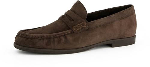 Paul Green Damen - Slipper & Mokassin 1228-001 in braun Rauleder