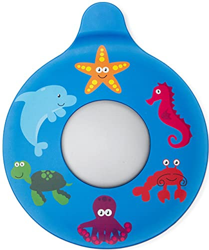 LittleFoot Nation Lustiger, robuster Badewannenstopper für Kinder, sichere Abflussabdeckung für Badewannen, Waschbecken und Wäschereien, 100% BPA-freies Silikon