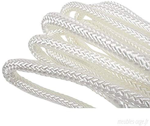 Visiodirect Corde à Sauter sans poignée Coloris Blanc - Longueur 3 m