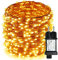 EASTERNSTAR Stringa Luci Filo Rame,8 Modalità Impermeabile 20M 200 LED Catena Luminosa Interni ed Esterno Decorazione con Spina per Natale Camera Festa Bianca Calda