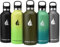 HYDRO CELL Edelstahl-Wasserflasche mit Strohhalm und Standard-Munddeckeln (32oz 24oz 20oz 16oz) - Isoliertes schweißfestes Sportdesign (Army 32oz)