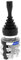 Posición 4NO Joystick Joystick Controller - AC 380V 15A 4 posiciones 4NO Joystick Joystick Controller Switch Reemplazo