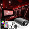 CHINLY Bluetooth 16W RGBW LED Fiber Optic Star Deckenleuchten Kit APP/Fernbedienung 550pcs*0,75mm*4m Glasfaser für Zuhause/Auto