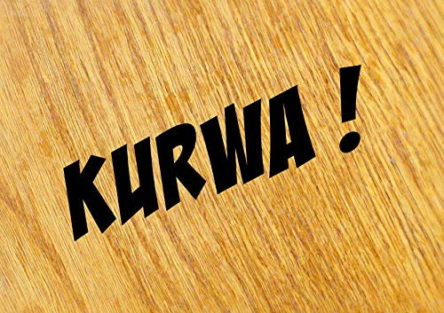 KURWA Aufkleber Sticker Spaß Auto Tuning JP Prior Spruch Performance Design Fun