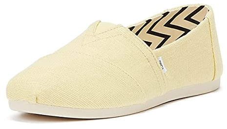 Toms Damen Alpargata Slip-On Schuhe, gelb, 37.5 EU