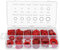 Assortiment de 600 Joints en Fibre Volcanique Rouge - Rondelles en Acier - Papier Isolant Rond - 600 Pièces