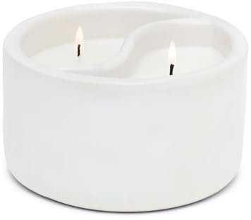 Paddywax Yin Yang Black Salt + Teakwood Scented Soy Candle 311g