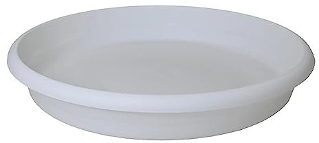 PLATO DE INYECCION PARA MACETA TERRA Ø26cm BLANCO PLASTIKEN