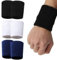 6 Pièces Serre Poignets Bracelets pour Sports, Bracelet Poignet de Sport, Coton Protège Poignet, Serre Poignet Sweatbands Absorbants pour Gym/Tennis/Course/Basket-Ball