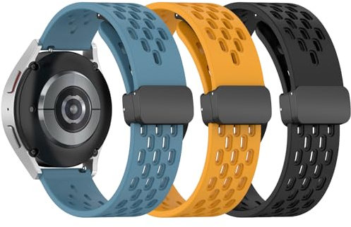 RuenTech Kompatibel für Coros Pace 3/Apex 2 Pro/Apex 2 Pro Kilian Armband, Sport Soft Silikonarmband Uhrenarmbänder für Coros Apex Pro/Apex 46mm Smart Watch Zubehör (3er Pack C)