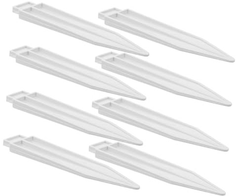 DIKACA 8St Landschaftsbaupfähle für Briefkastenpfosten zäune fence weihnachtsdeko Unterstützung Zaunteile Kunststoff In den stecken Komponente kleiner Halterung Suite