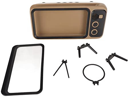 HERCHR Soporte para Teléfono para Escritorio, Soporte para Teléfono Móvil, Soporte para TV Portátil, Soporte para Teléfono Retro para TV, Accesorios De Escritorio Retro, Gadgets De Escritorio
