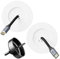 VCELINK TV Cable Hider for Wall Mounted TV, In Wall Cable Management kit Easy Install, TV Wire Hiding Kit, Cable Wall Plate Hide Wires Behind TV with A3 Steel Hole Saw Drill Attachment, 2 Pack
