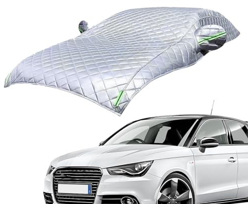 Autoabdeckung Gegen Hagel, Auto-Hagelabdeckung, Hageldecke Für Autos, Hälfte Halbgarage Autoabdeckung Dicke Hagelabdeckung Für SUV, Windschutzscheiben-Hagelschutz, Hagelschäden Autoabdeckung