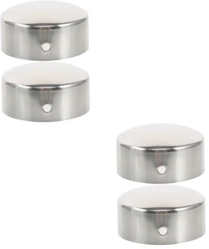 Angoily 4stücke Handlauf Endkappen Hochwertige Schutzkappen Für Treppengeländer Versiegeln Von Bohrlöchern Langlebig Und Installieren