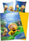 Die Biene Maja Kinder-Bettwäsche – Das geheime Königreich – 135x200 cm + 80x80 cm – 100% Baumwolle Renforcé – Wendebettwäsche mit Willi – Bettbezug - Reißverschluss – Deutsche Größe
