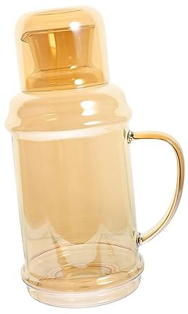 CIYODO Pichet Élégant En Verre De Capacité De 1 100 Ml Pour Thé Glacé Idéal Pour La Maison Ou Le Bureau