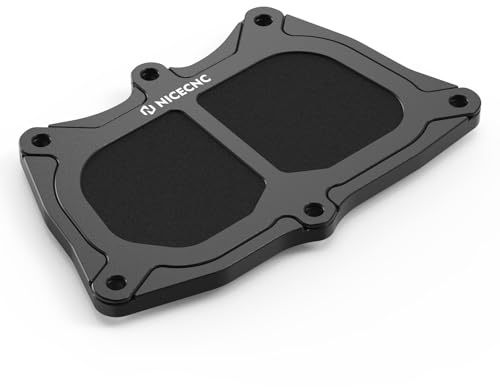 NICECNC Aire Filtrar Box Cover Kit Compatibile con 125 200 250 390 Duke, Compatibile con Husqvarna Svartpilen 401 2021-2023, coperchio ventilato per scatola dell'aria con schermo Filtrar, nero