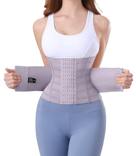 PQWEUU Bauchweggürtel Verstellbarer Waist Trainer für Fitnesstraining Schwitzgürtel für Damen und Herren