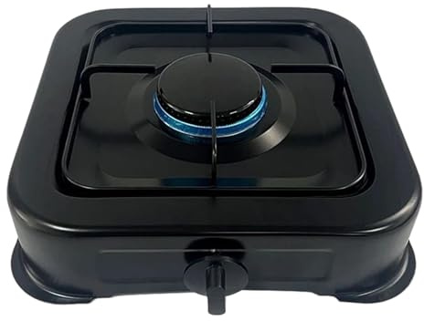 Jukeoiu Campingkocher, Kompakter Outdoor-Kocher Einzelbrenner, Hocheffizienter Brenner Für Haushalt Garten Fest Picknick, Zelte Picknick