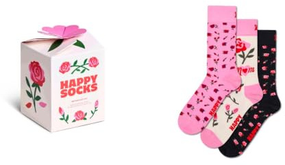 Happy Socks Muttertags-Crew-Socken und Geschenkboxen für Damen, 36-40 & 41-46