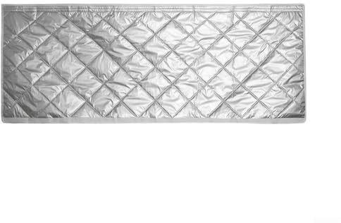 Portable Air Conditioner Hose Cover, Insulated Exhaust Thermal Wrap for -.9 Inch AC Ducts, Flexible Cooling Pipe Insulator Jacket with Weatherproof Sleeve, Silver, 58.7x23 Inches
