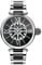 Thomas Sabo Damen Armbanduhr Karma schwarz silber Analog Quarz Edelstahl WA0298-290-203-38 MM