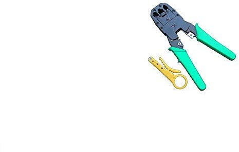 Netzwerk LAN-KIT RJ45 Cat5e Rj11 PC Kabel Tester Crimp-Crimper Punch Werkzeug