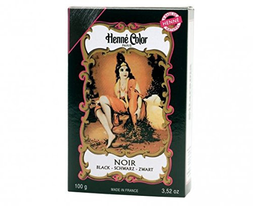 HENNE COLOR Henna Hair Dye Powder Black 100g (PACK OF 3)