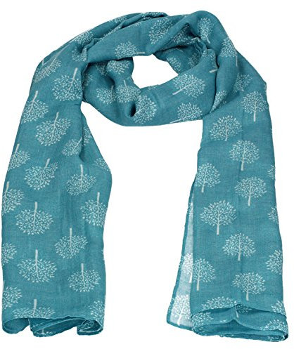 SwankySwans Mulberry Tree Celebrity Designer Scarf Womens Scarf Shawl Wrap Ladies Long Scarf (Teal)