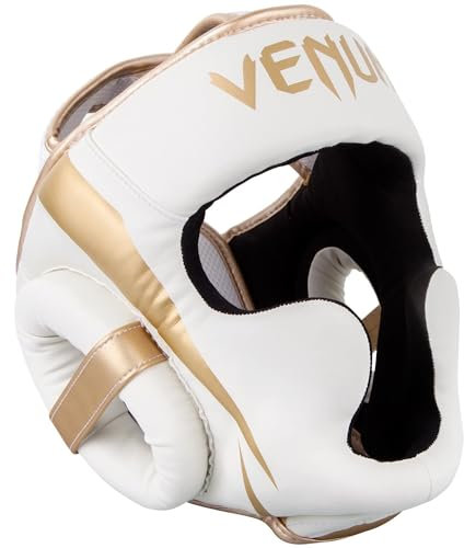 Venum, Elite Boxing Kopfbedeckung, Herren, Einheitsgröße, Weiß/Gold